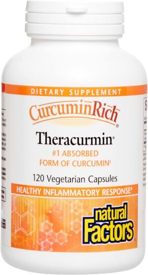 Natural Factors Theracurmin 30 mg cápsulas para salud