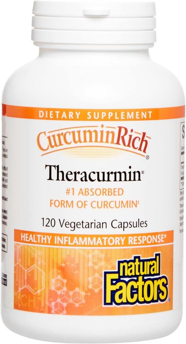 Natural Factors Theracurmin 30 mg cápsulas para salud