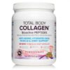 Botella de Natural Factors Total Body Collagen con etiqueta