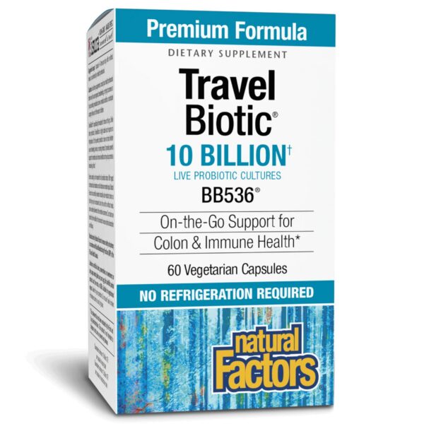 Frente de TravelBiotic Natural Factors