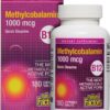 Natural Factors vitamina B12 metilcobalamina tabletas masticables