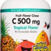 Natural Factors vitamina c masticable para ni3os empaque