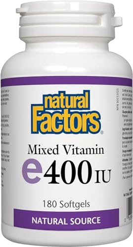 Natural Factors suplemento Vitamina E Mixta envase frontal