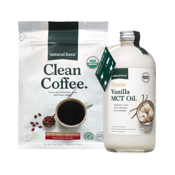 Caja y botella del bundle Natural Force