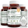 Frasco de Natural Nutra Cal-Mag Citrate