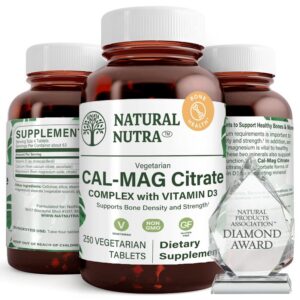 Frasco de Natural Nutra Cal-Mag Citrate
