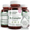 Natural Nutra complejo vitamina B 120 cápsulas frasco
