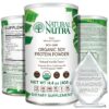 Polvo de proteína de soya Natural Nutra frente al frasco