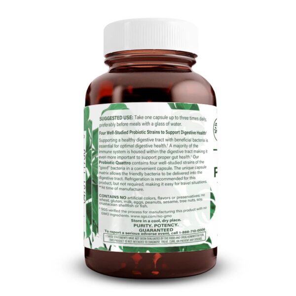 Version 1.0.0 Suplemento Natural Nutra probiótico natural con 4 bacterias beneficiosas