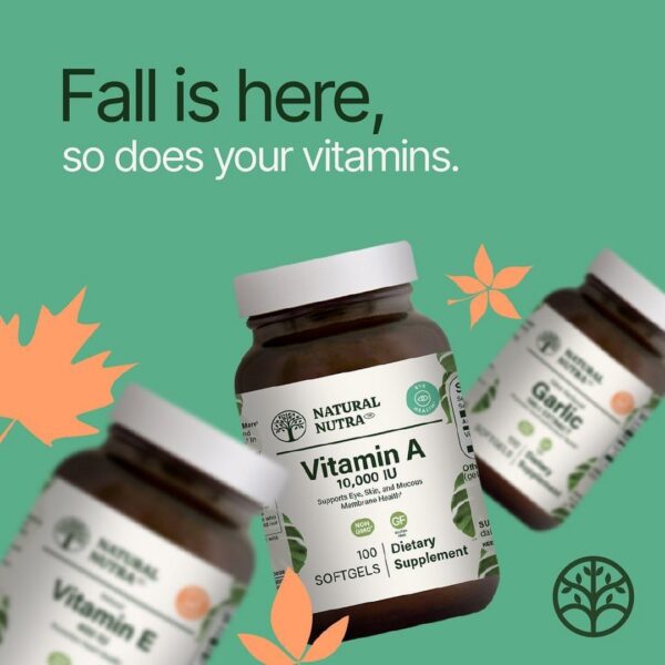 Version 1.0.0 Detalle frasco Natural Nutra vitamina a suplementos para piel y vista