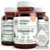 Natural Nutra Vitamina C frasco etiqueta