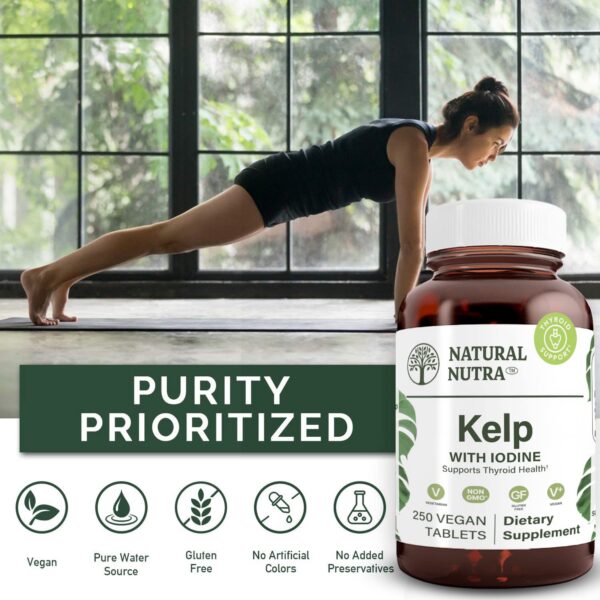 Etiqueta del producto Natural Nutra Kelp Iodine