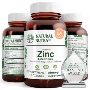 Natural Nutra Zinc Lozenges caja