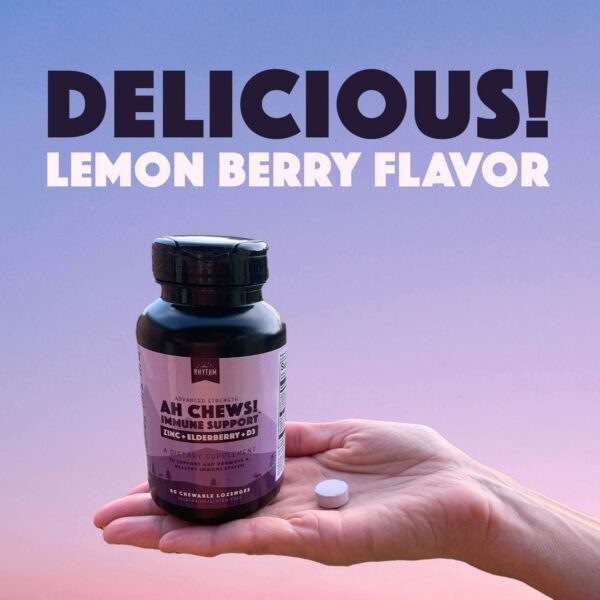 Natural Rhythm Ah Chews frasco frente