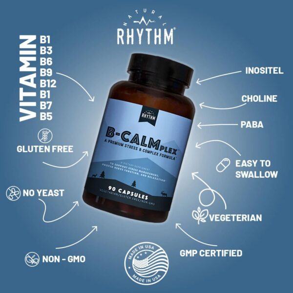 Natural Rhythm B-CALMplex caja y cápsulas
