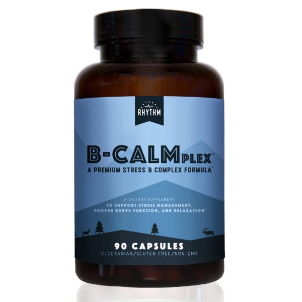 Frasco con etiqueta Natural Rhythm Calm Bundle