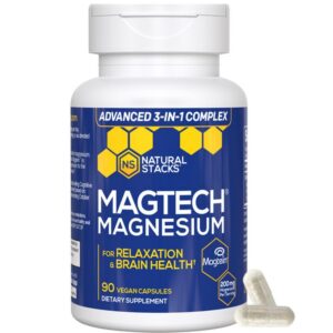 Version 1.0.0 Frontal de la botella NATURAL STACKS MagTech Magnesium