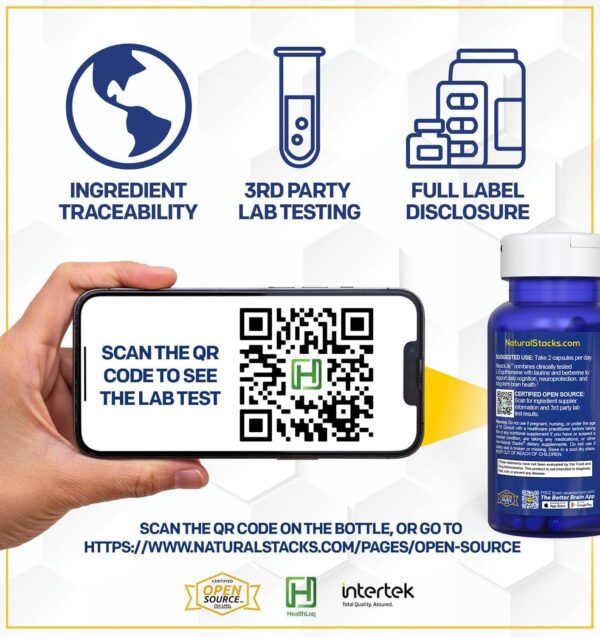 Version 1.0.0 Etiqueta del producto NATURAL STACKS NeuroLife Resveratrol Bundle