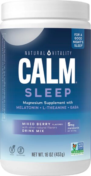Natural Vitality Calm Sleep botella mezcla bebible 16oz
