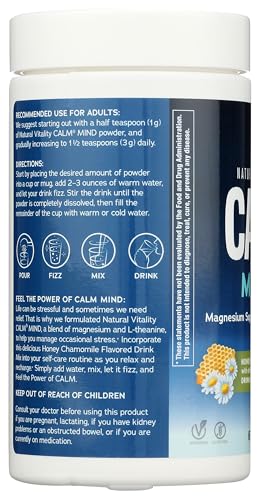 Natural Vitality Honey Chamomile Calm Mind producto calmante