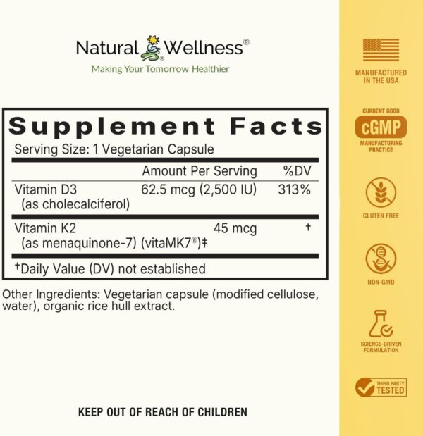 Version 1.0.0 Cápsula D3 y K2 detalle en primer plano