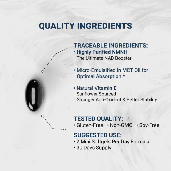 Version 1.0.0 Cápsulas blandas NMNH 300 mg