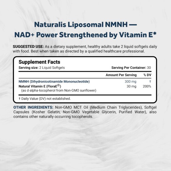 Version 1.0.0 Etiqueta del producto Naturalis NMNH liposomal