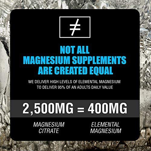 Frasco de magnesio citrato 400 mg