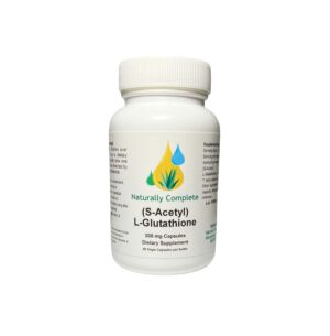 Naturally Complete cápsulas S-Acetil L-Glutatión veganas 60