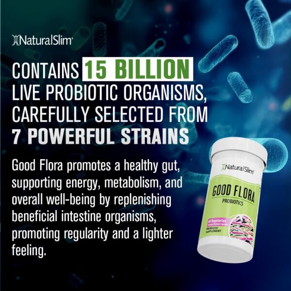 NaturalSlim Good Flora cápsulas fáciles de tragar