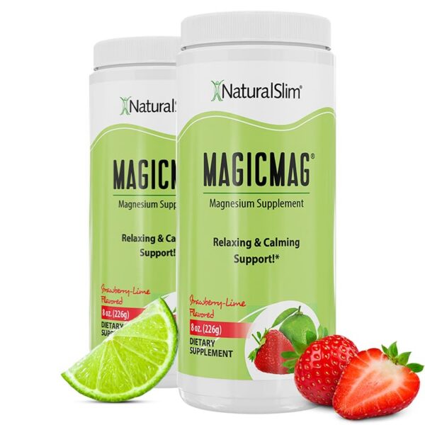 NaturalSlim MagicMag polvo magnesio frasco