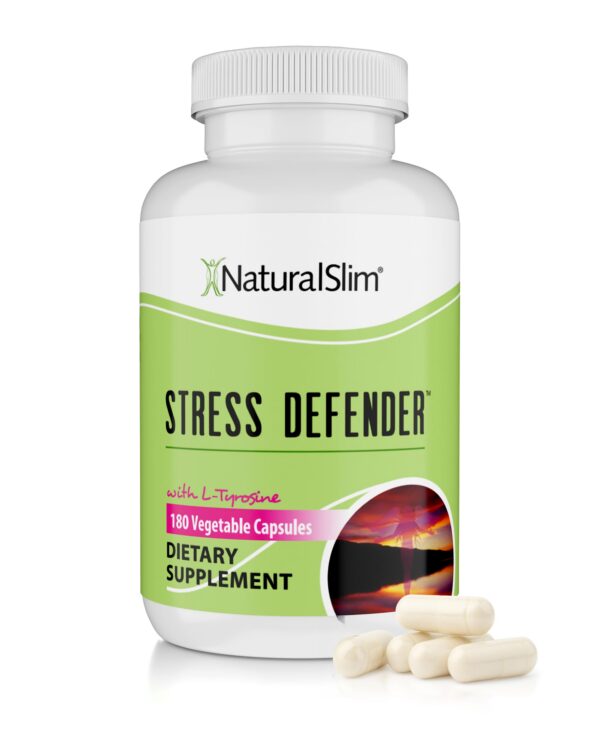 Frente del frasco NaturalSlim Stress Defender