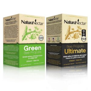 Frascos NaturaNectar Propóleo de abeja verde y ultimate