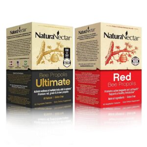 Frente del frasco NaturaNectar Propolis Ultimate Roja