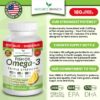 Etiqueta frontal Nature's Branch Omega-3