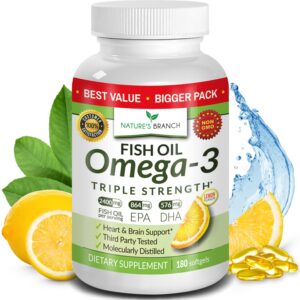 Frasco Nature's Branch Omega-3