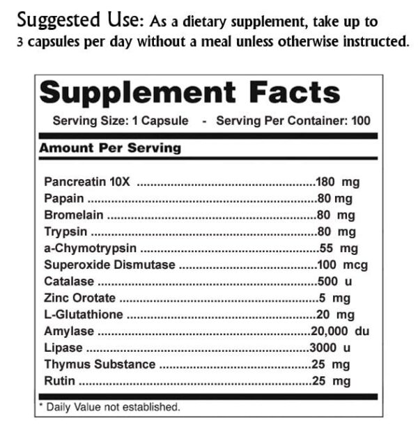Etiqueta de Enzyme Complete