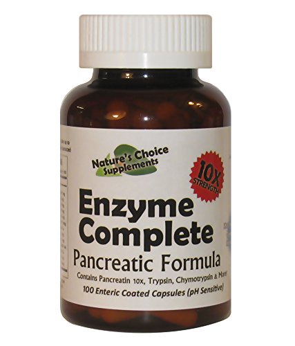 Frasco de Enzyme Complete con enzimas