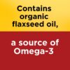 Etiqueta con Omega-3 ALA