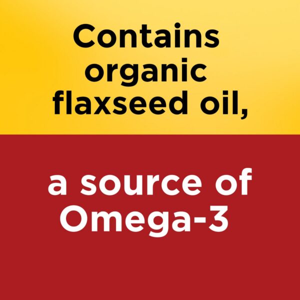 Etiqueta con Omega-3 ALA