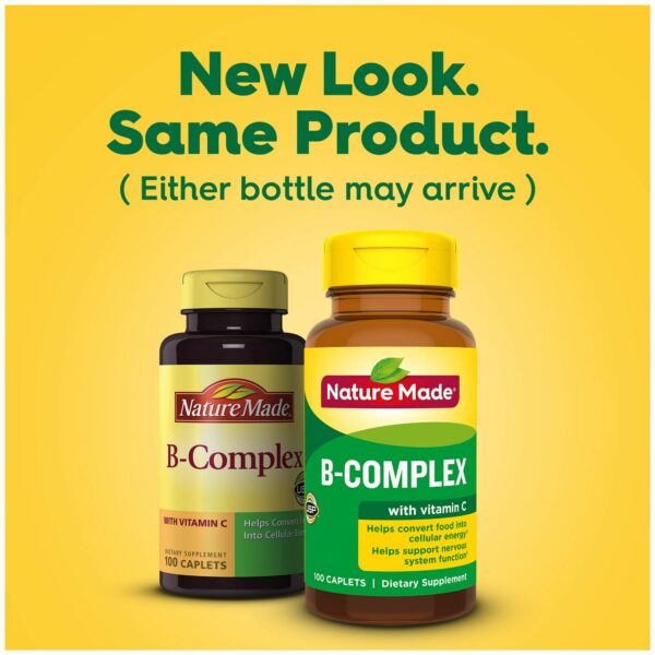 Etiqueta de la botella Nature Made B-Complex