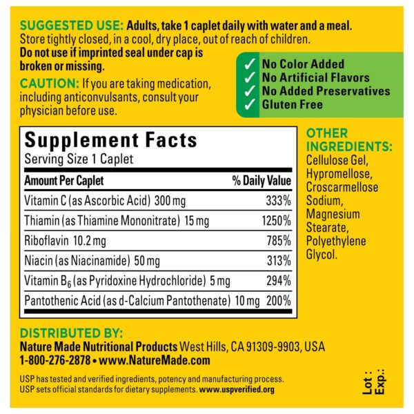 Conjunto de frascos Nature Made B-Complex