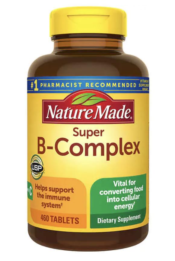 Nature Made B-Complex tabletas con vitamina C y folato