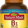 Version 1.0.0 Nature Made B1 100 mg 100 tabletas empaque frontal