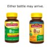 Etiqueta de Nature Made B-12 1000 mcg
