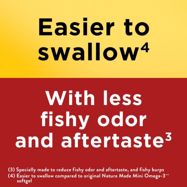 Version 1.0.0 Etiqueta nutrition facts de Omega-3 Minis