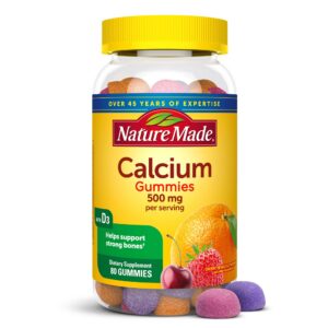 Version 1.0.0 Frasco Nature Made Gomitas calcio frente