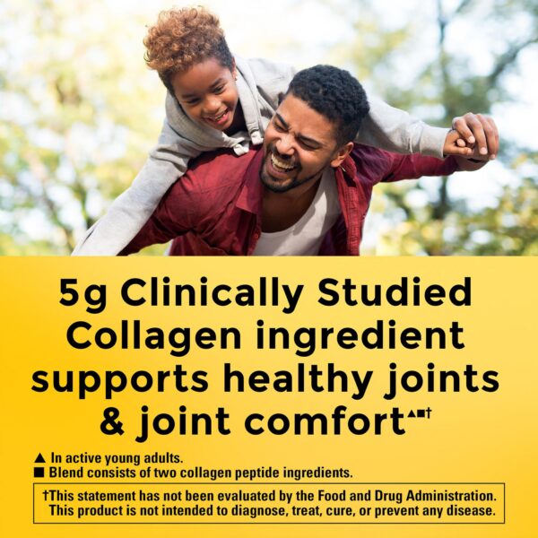 Etiqueta trasera de Nature Made Colágeno Péptidos polvo