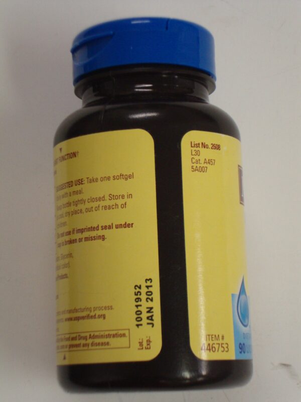 Etiqueta Nature Made CoQ10 200 mg