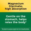 Etiqueta de magnesio glicinato Nature Made detalle